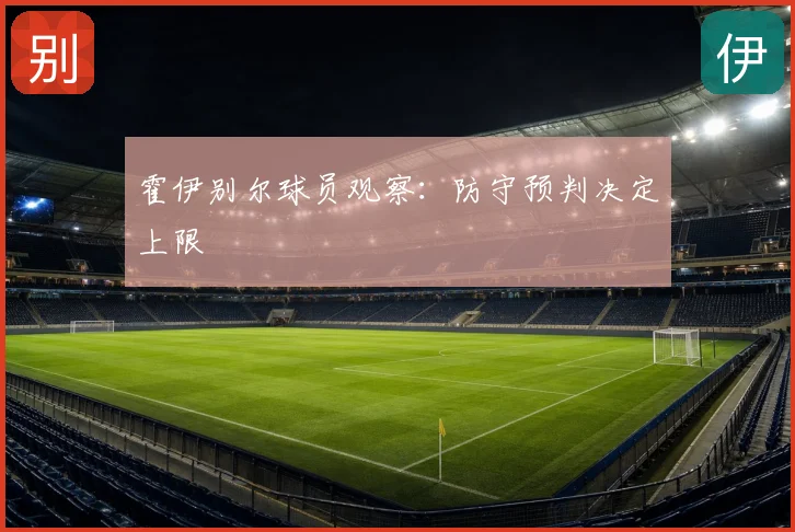霍伊别尔球员观察:防守预判决定上限